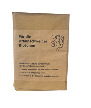 10 Stück Biomüll-Papiertüte
